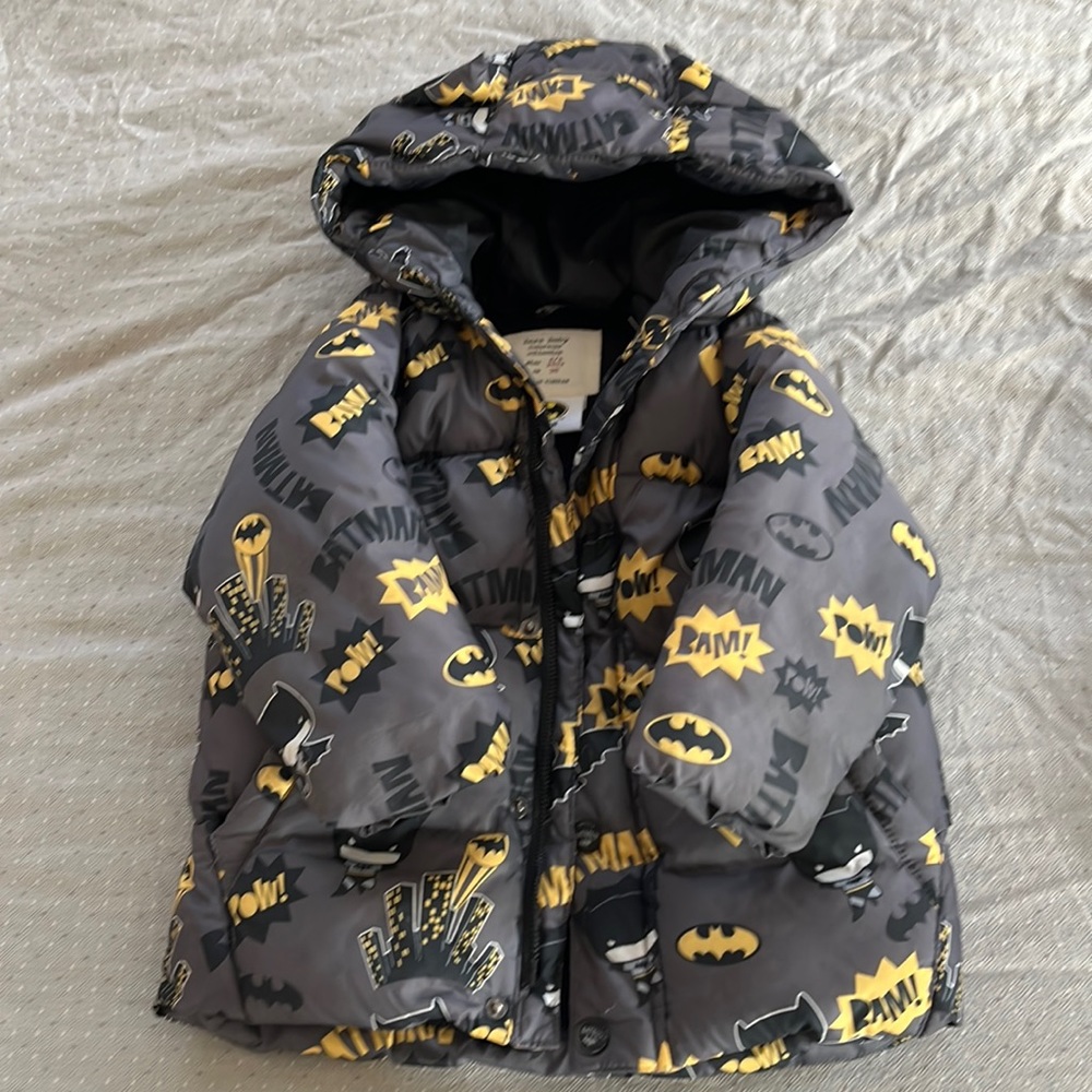 Zara baby Batman puffer jacket